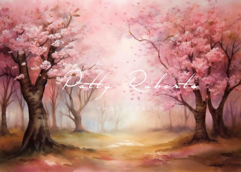 Kate Spring Pink Trees Backdrop Designed by Patty Robertss