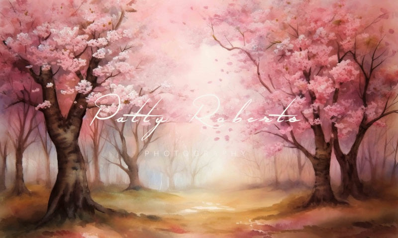 Kate Spring Pink Trees Backdrop Designed by Patty Robertss