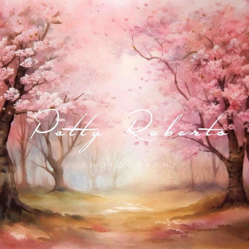 Kate Spring Pink Trees Backdrop Designed by Patty Robertss