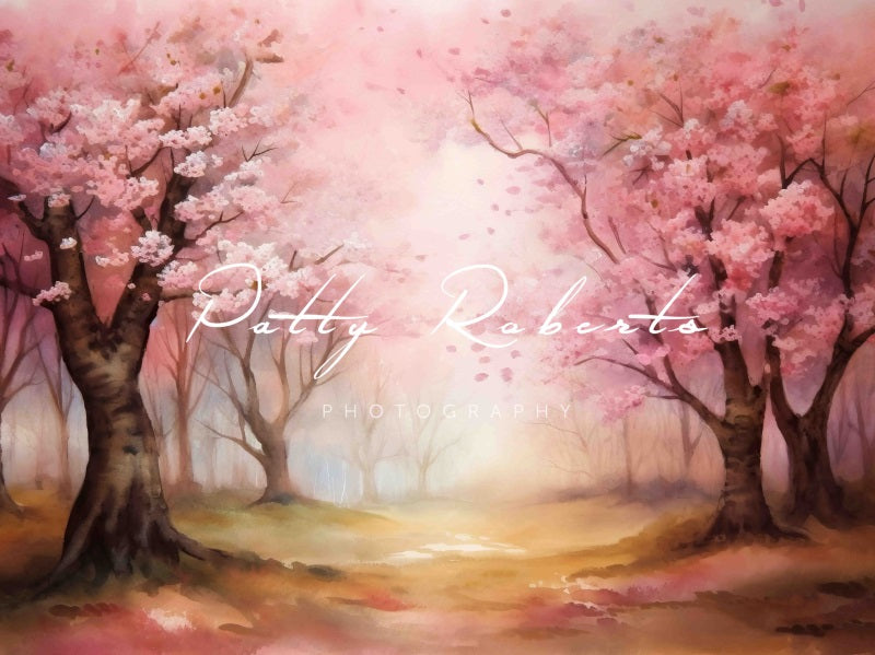 Kate Spring Pink Trees Backdrop Designed by Patty Robertss