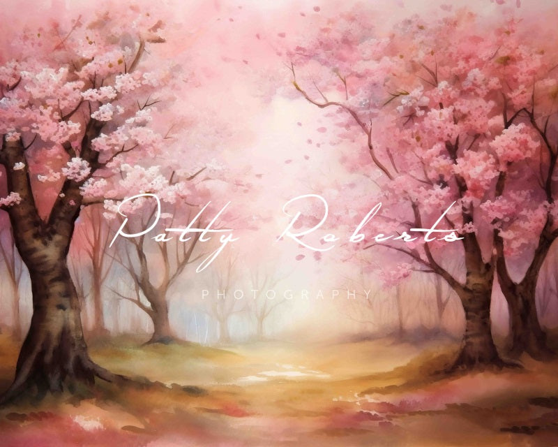 Kate Spring Pink Trees Backdrop Designed by Patty Robertss