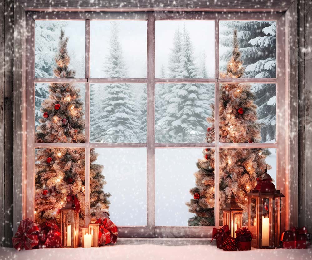 Kate Snow Christmas Tree Backdrop Designed by Chain Photography