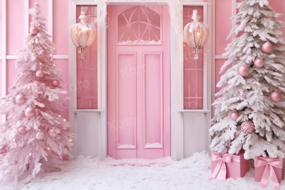 Light pink store christmas