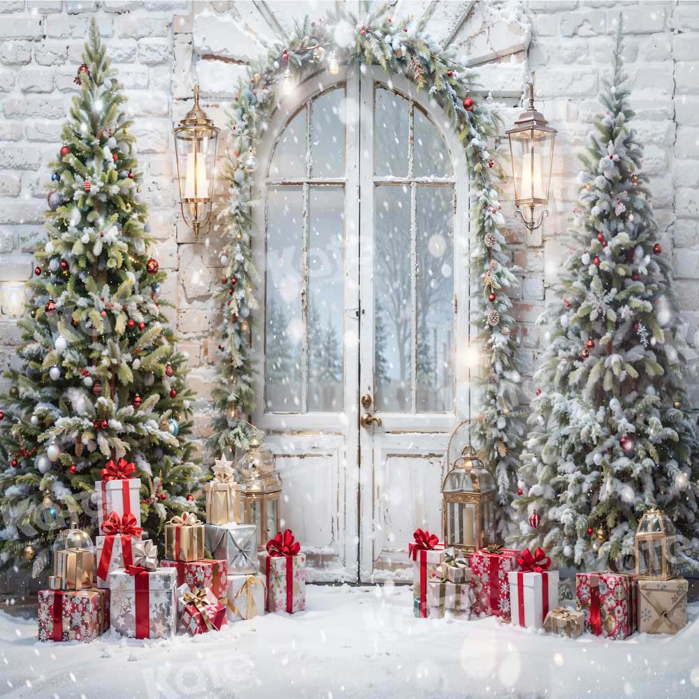 Kate Christmas Tree Gift Door Backdrop Designed by Emetselch