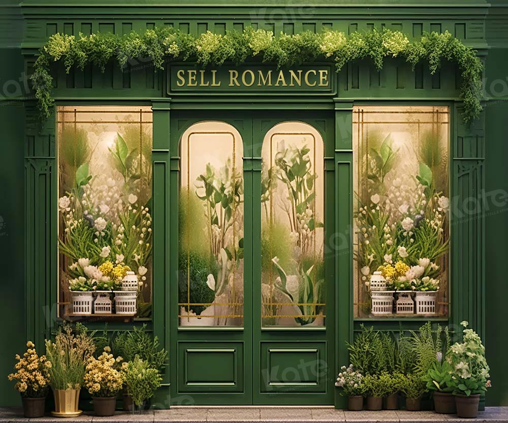 Kate Sell Romance Green Backdrop Designed by Chain Photography