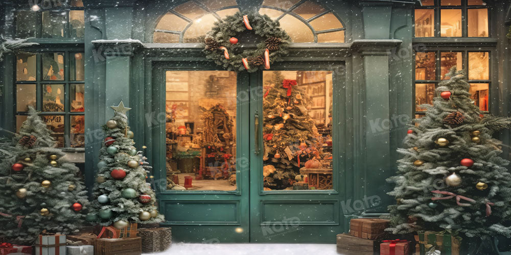 Kate Green Christmas Shop Backdrop Designed by Emetselch