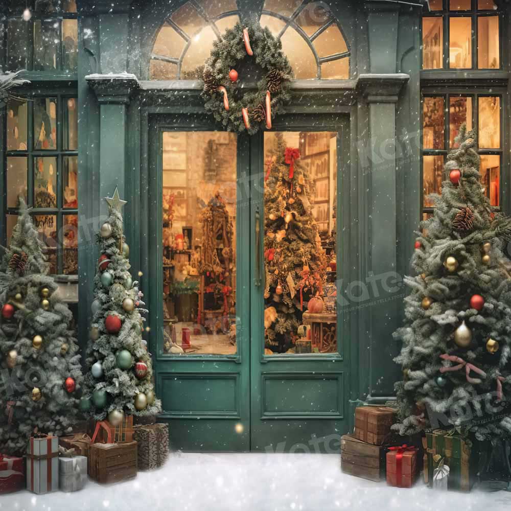 Kate Green Christmas Shop Backdrop Designed by Emetselch