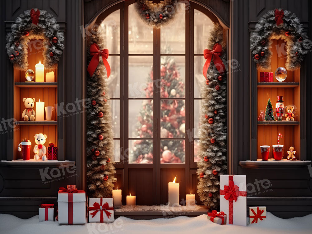 Kate Snow Christmas Gift Backdrop Designed by Emetselch