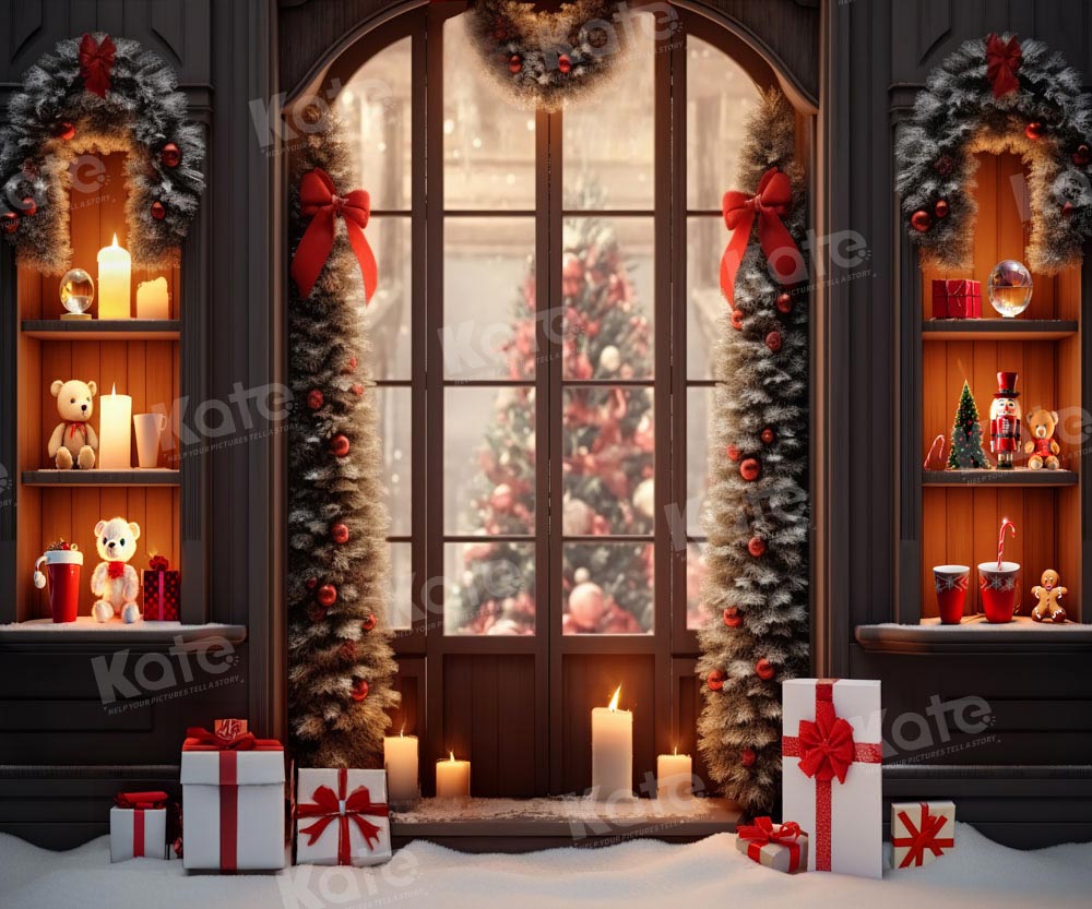 Kate Snow Christmas Gift Backdrop Designed by Emetselch