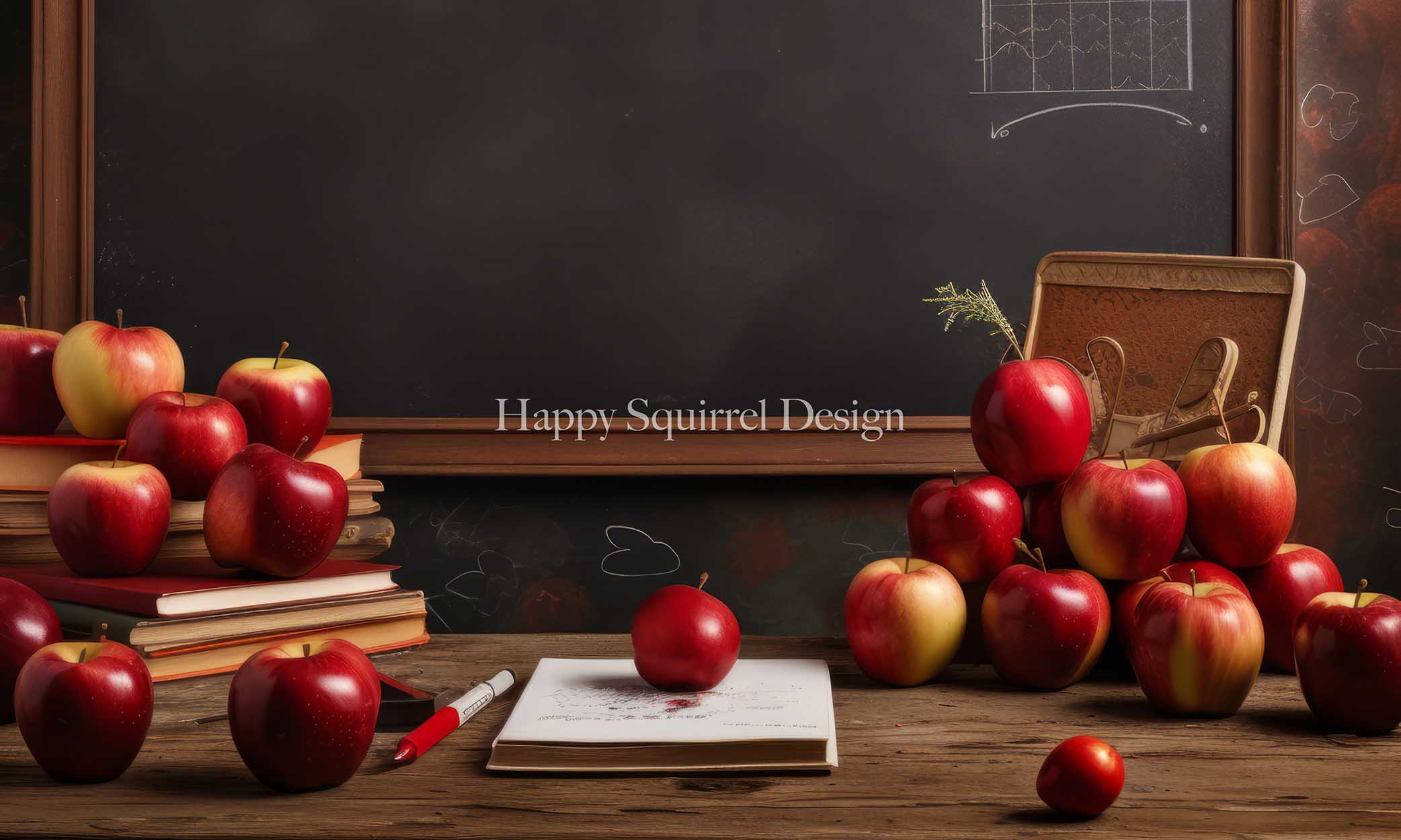 Kate Teachers Desk Backdrop Designed by Happy Squirrel Design