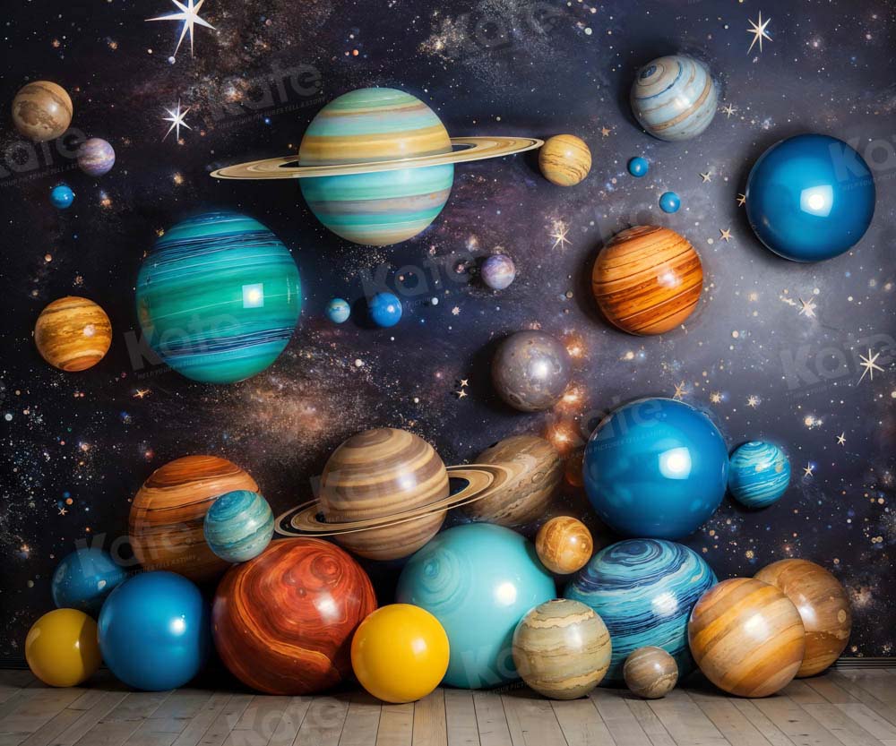 Kate Planet Universe Cake Smash Backdrop Designed by Emetselch