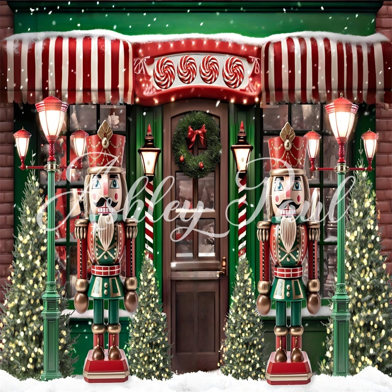 Kate Christmas Nutcracker House Backdrop Designed by Ashley Paul