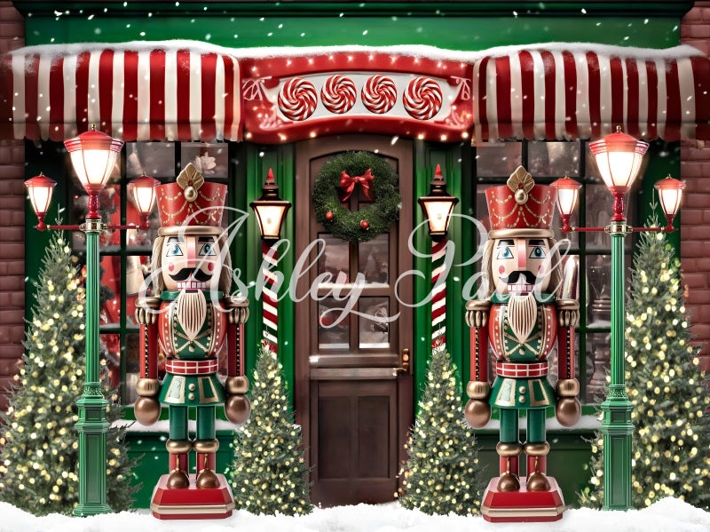 Kate Christmas Nutcracker House Backdrop Designed by Ashley Paul