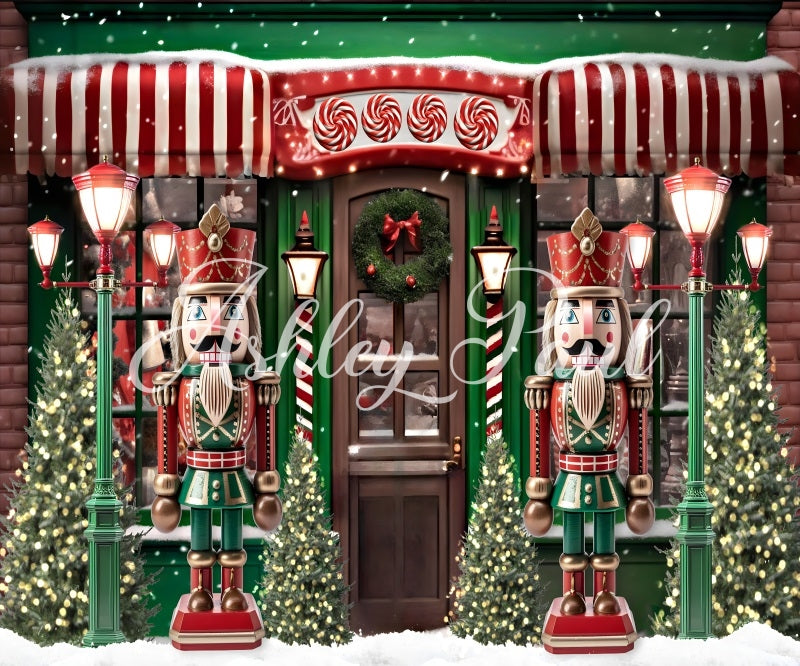 Kate Christmas Nutcracker House Backdrop Designed by Ashley Paul