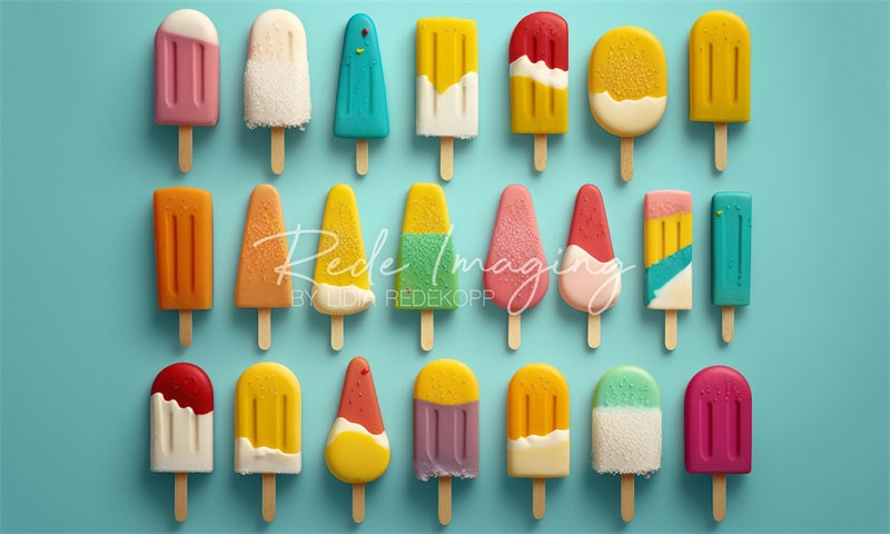 Kate Summer Popsicels Backdrop Designed by Lidia Redekopp