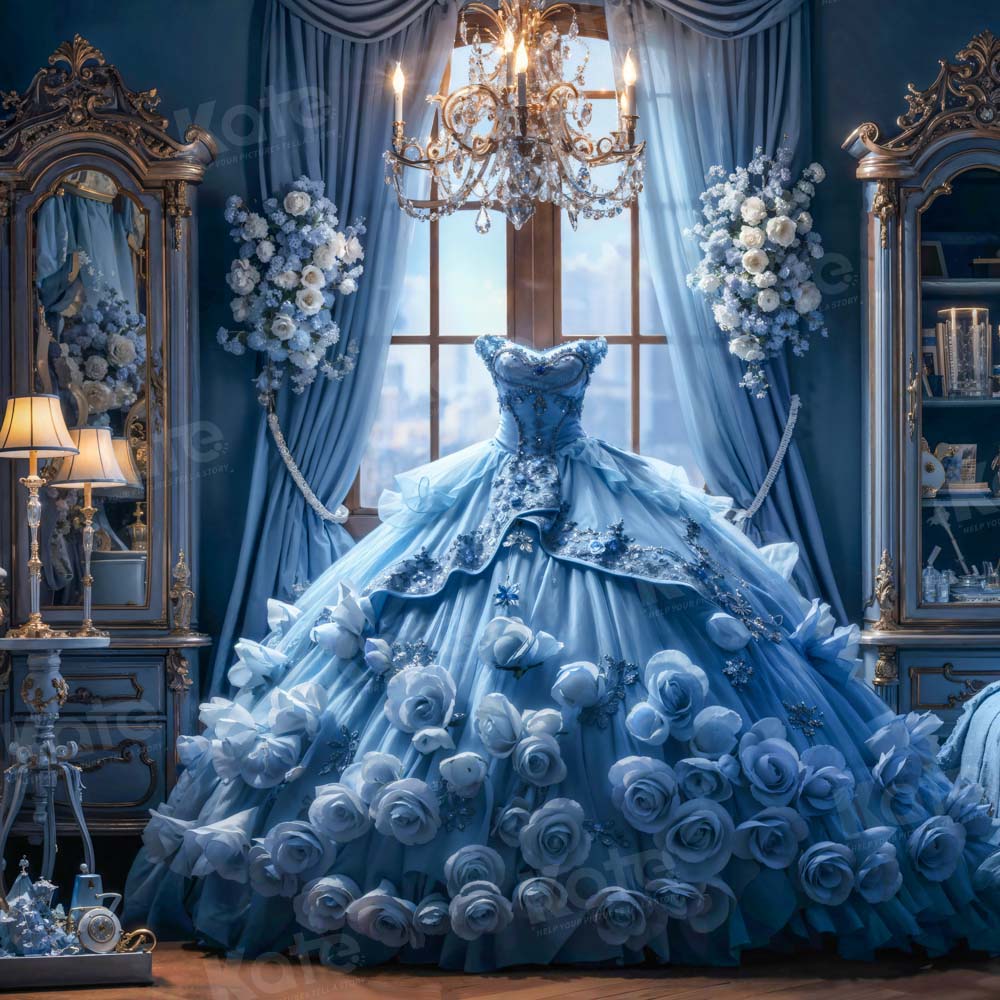 Blue on sale ball gown