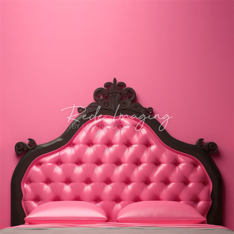 Kate Pink Black Headboard Backdrop Designed by Lidia Redekopp