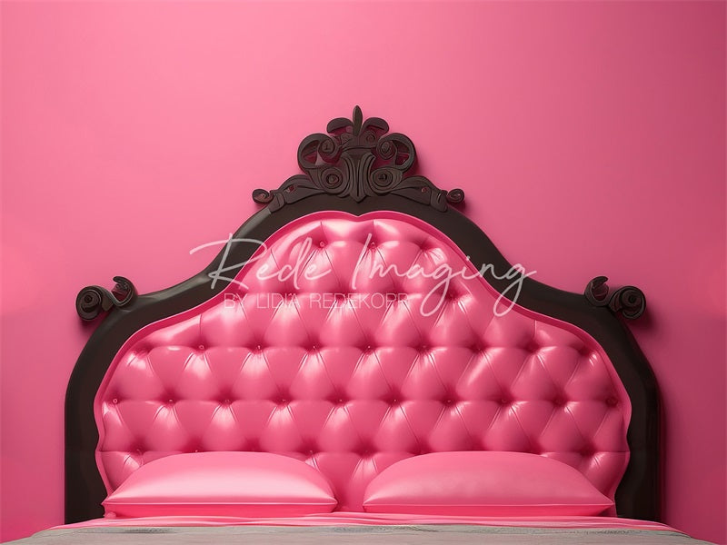 Kate Pink Black Headboard Backdrop Designed by Lidia Redekopp