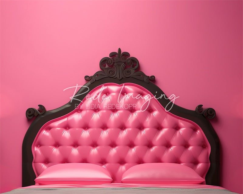 Kate Pink Black Headboard Backdrop Designed by Lidia Redekopp