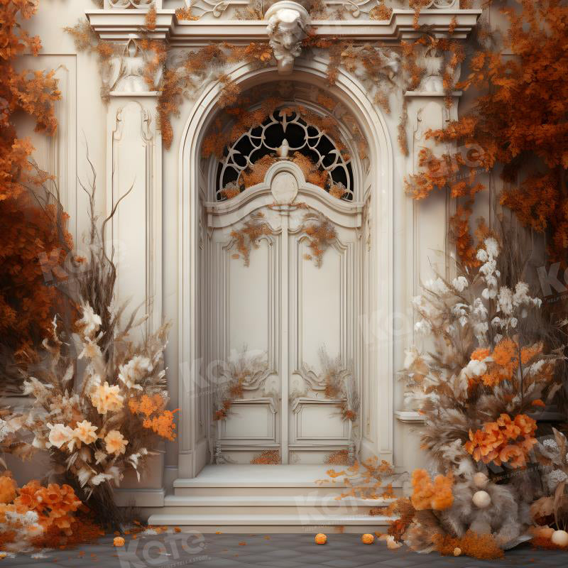 Kate Autumn Painted Fine Art White Door Backdrop for Photography