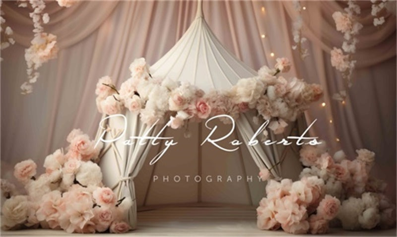 AUSALE Kate Flower Tent Cake Smash Backdrop Designed by Patty Robertss