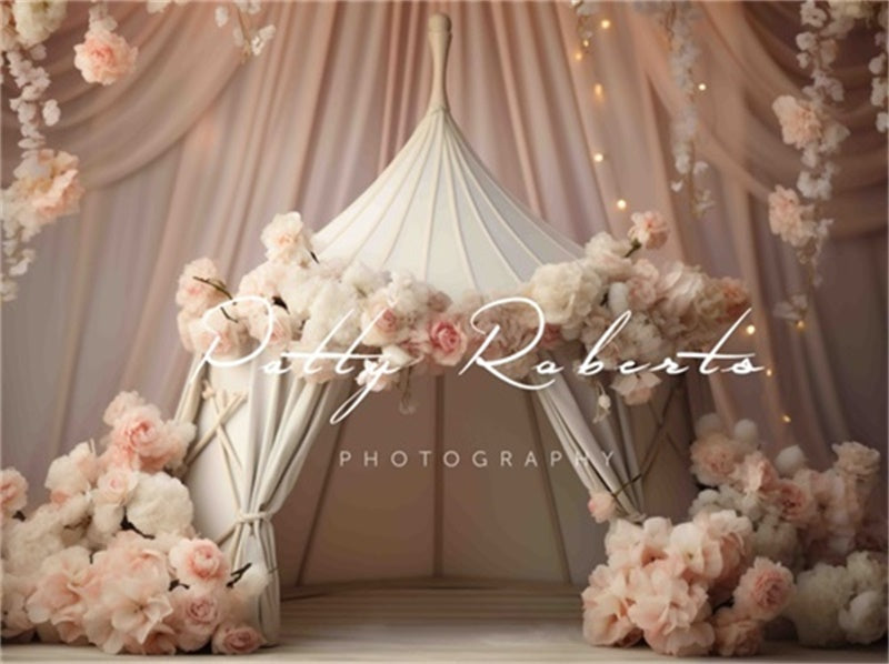 AUSALE Kate Flower Tent Cake Smash Backdrop Designed by Patty Robertss