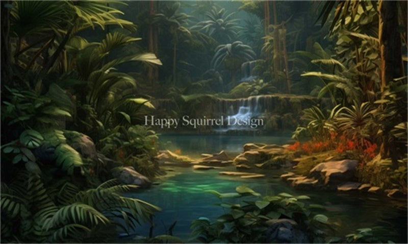 Kate Summer Jungle Paradise Backdrop Designed by Happy Squirrel Design