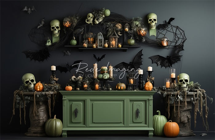 Kate Spooky Kitchen Backdrop Designed by Lidia Redekopp