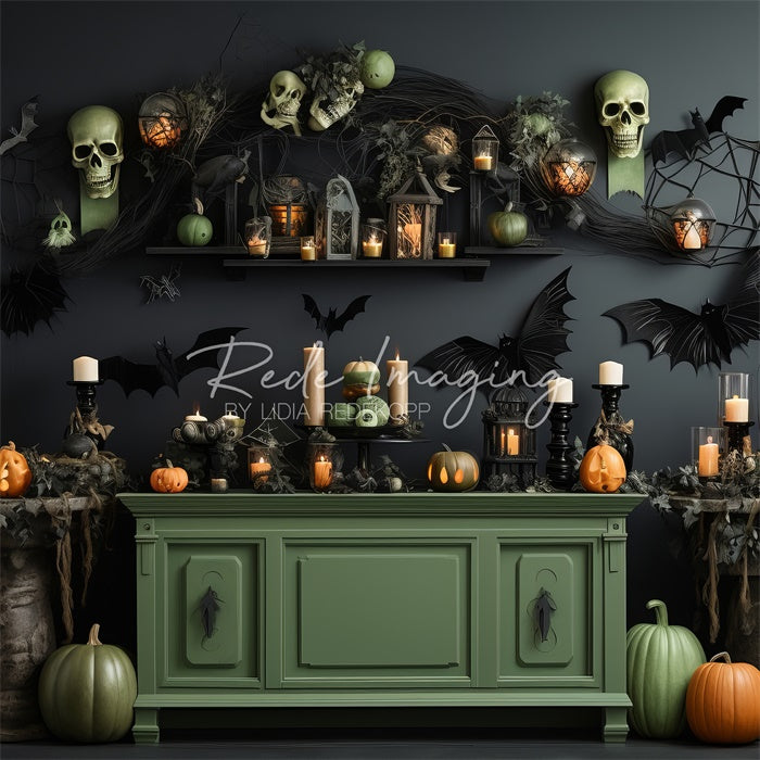 Kate Spooky Kitchen Backdrop Designed by Lidia Redekopp