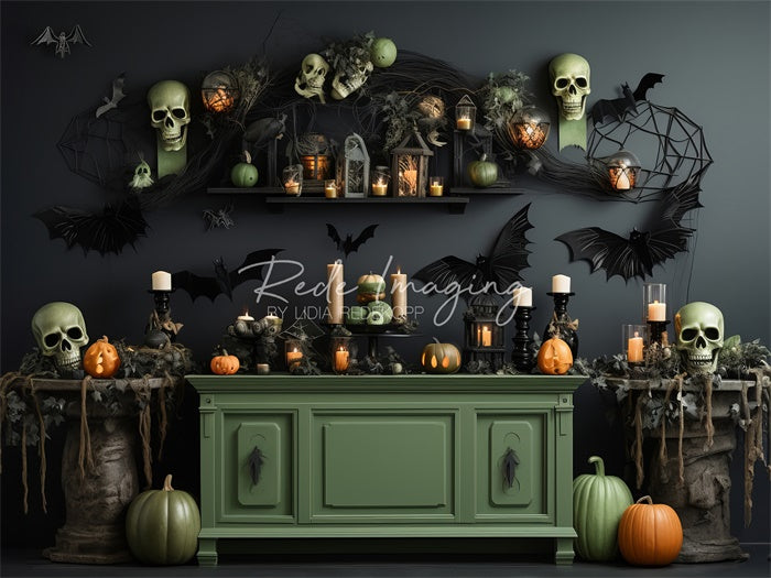 Kate Spooky Kitchen Backdrop Designed by Lidia Redekopp