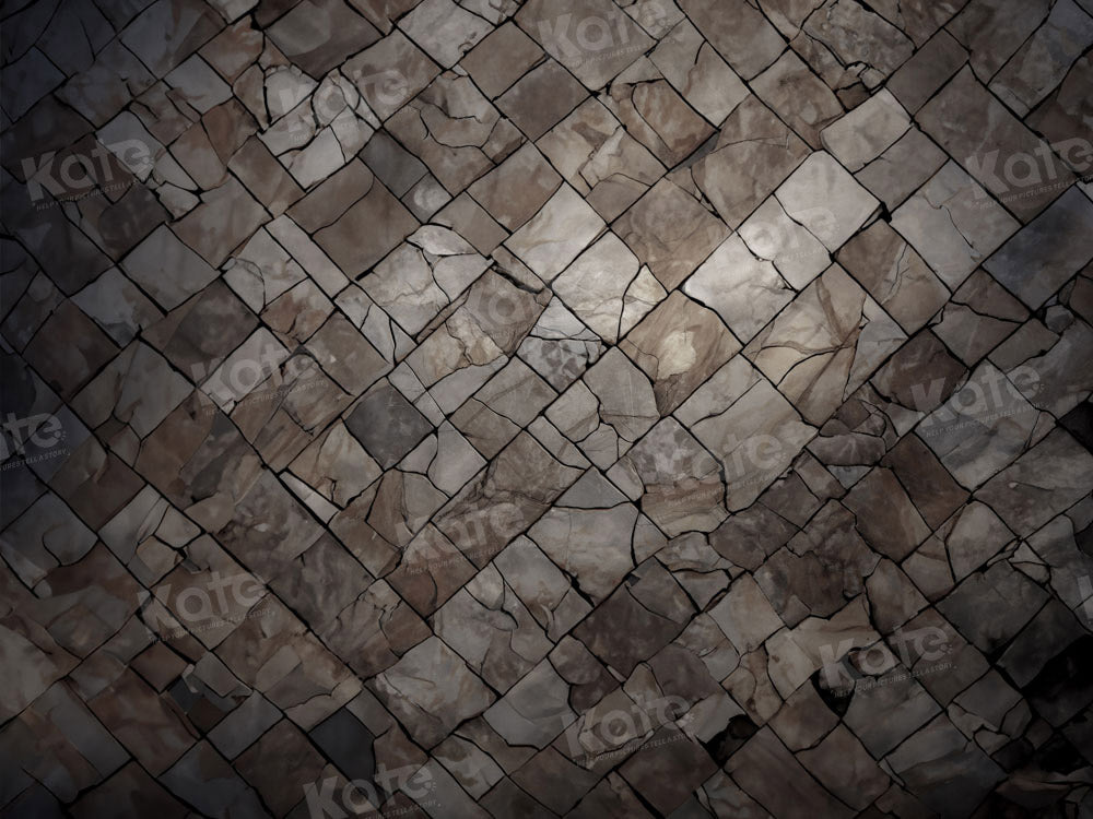 Kate Cracked Tiles Floor Backdrop Designed by Emetselch