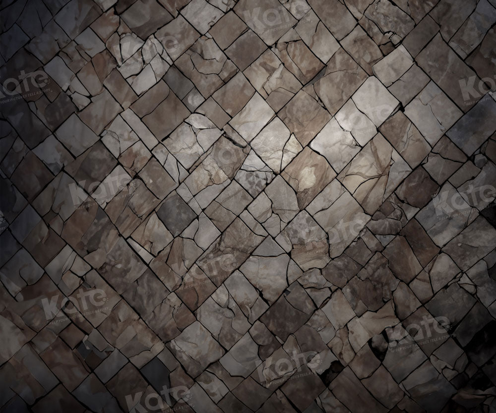 Kate Cracked Tiles Floor Backdrop Designed by Emetselch