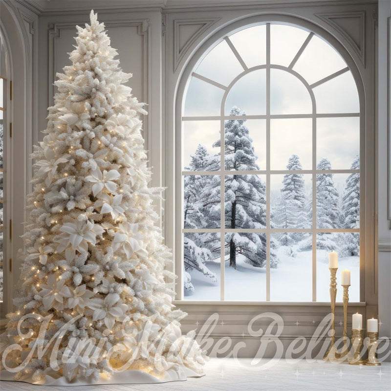 Kate Elegant White Room-White Tree Backdrop Designed by Mini MakeBelieve