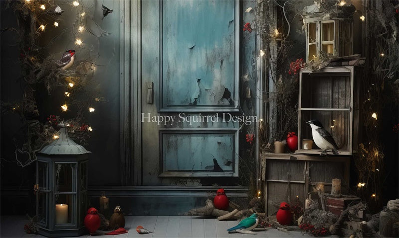 Kate Bird Christmas Backdrop Designed by Happy Squirrel Design