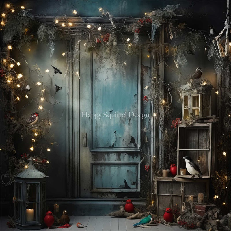 Kate Bird Christmas Backdrop Designed by Happy Squirrel Design