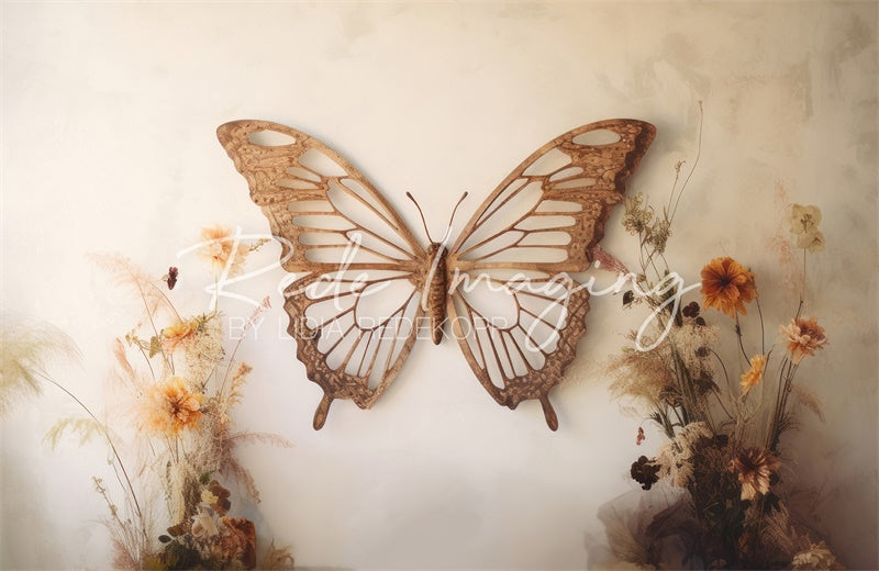 Kate Wooden Butterfly Backdrop Designed by Lidia Redekopp