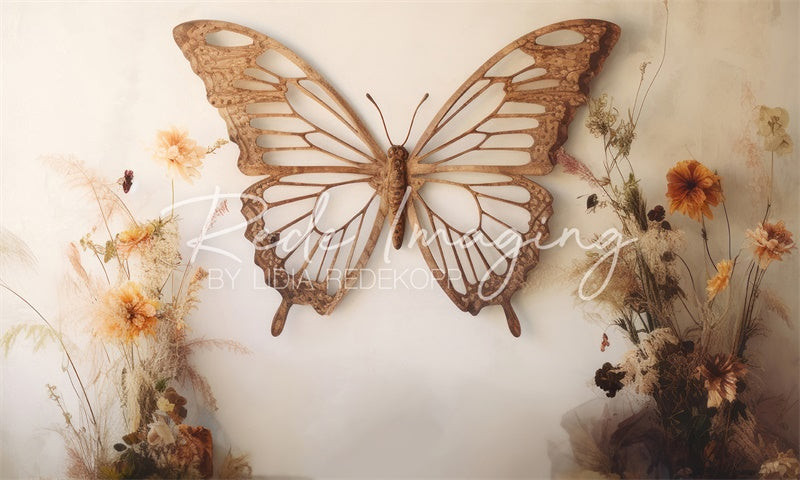 Kate Wooden Butterfly Backdrop Designed by Lidia Redekopp