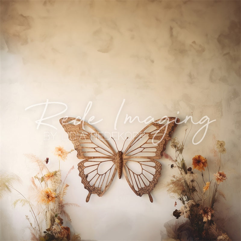 Kate Wooden Butterfly Backdrop Designed by Lidia Redekopp