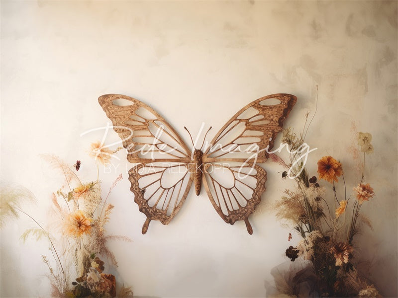 Kate Wooden Butterfly Backdrop Designed by Lidia Redekopp