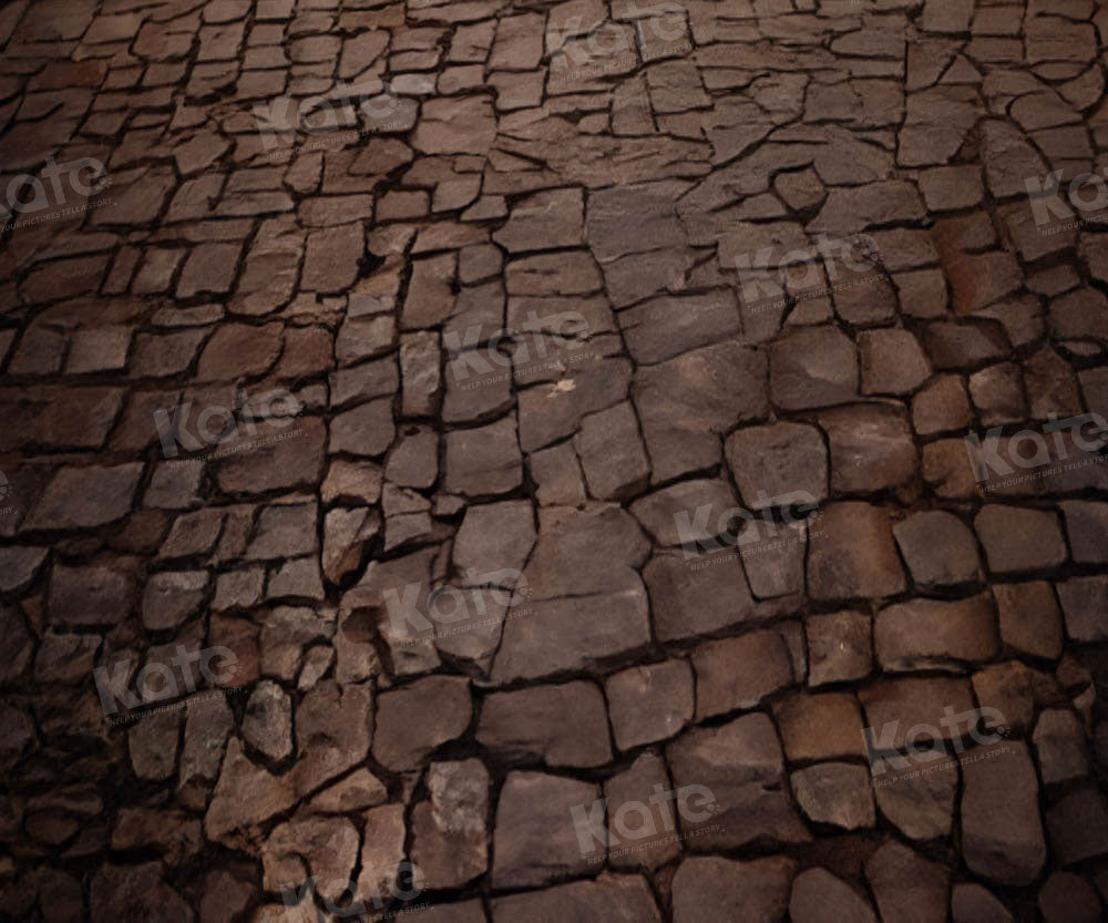 Kate Dark Stone Floor Backdrop Designed by Emetselch