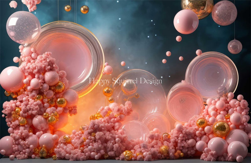 Kate Bubble Skies Backdrop Designed by Happy Squirrel Design