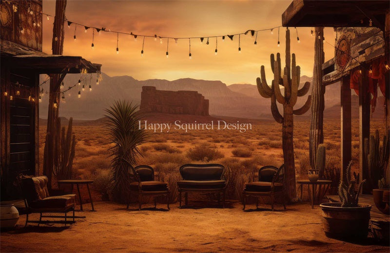 Kate Western Living Backdrop Designed by Happy Squirrel Design