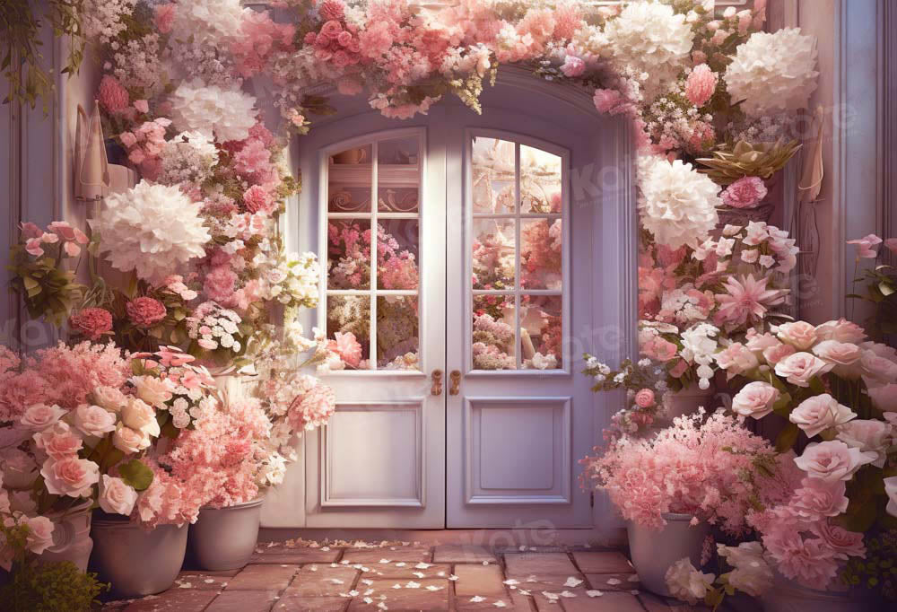 Kate Spring Flower Door Backdrop Designed by Emetselch