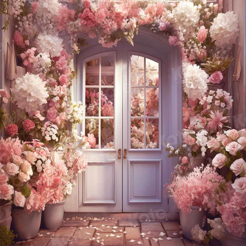 Kate Spring Flower Door Backdrop Designed by Emetselch