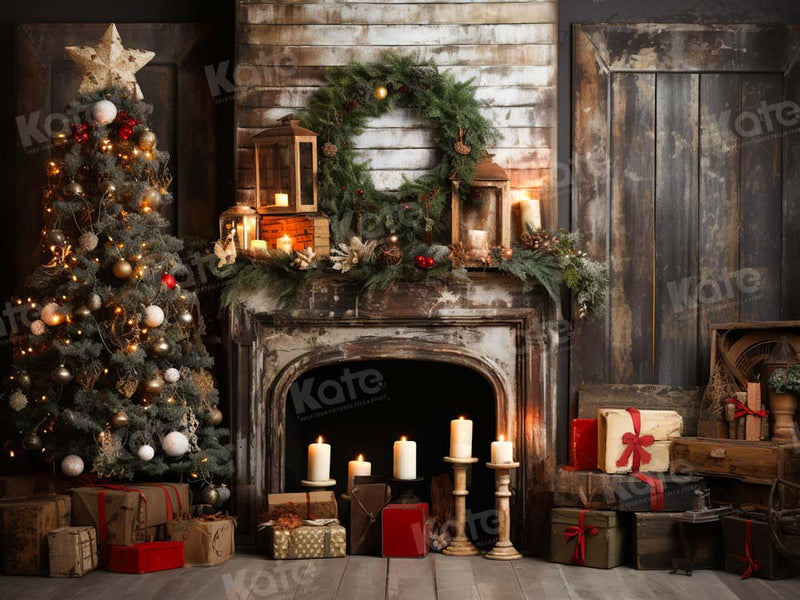 Kate Christmas Tree Candlestick T Backdrop For Photography