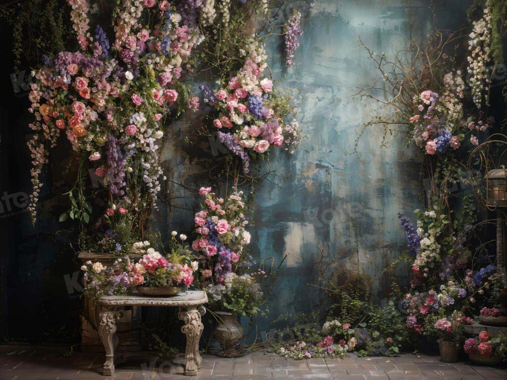 Kate Spring Flower Wall Art Backdrop Designed by Emetselch