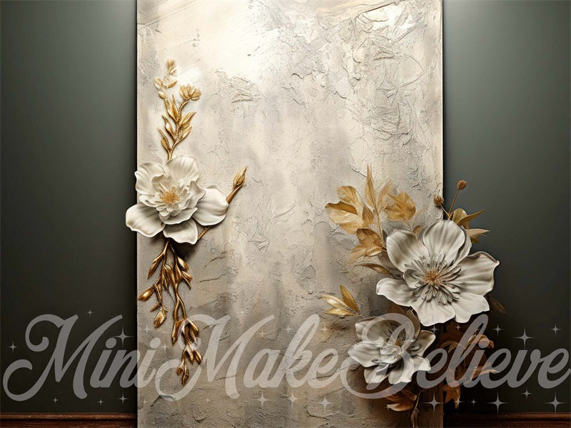 Kate Artistic White Flower Wall Backdrop Designed by Mini MakeBelieve