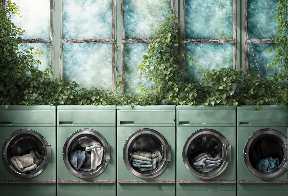 Kate Green Plant Washing Machine Backdrop for Photography