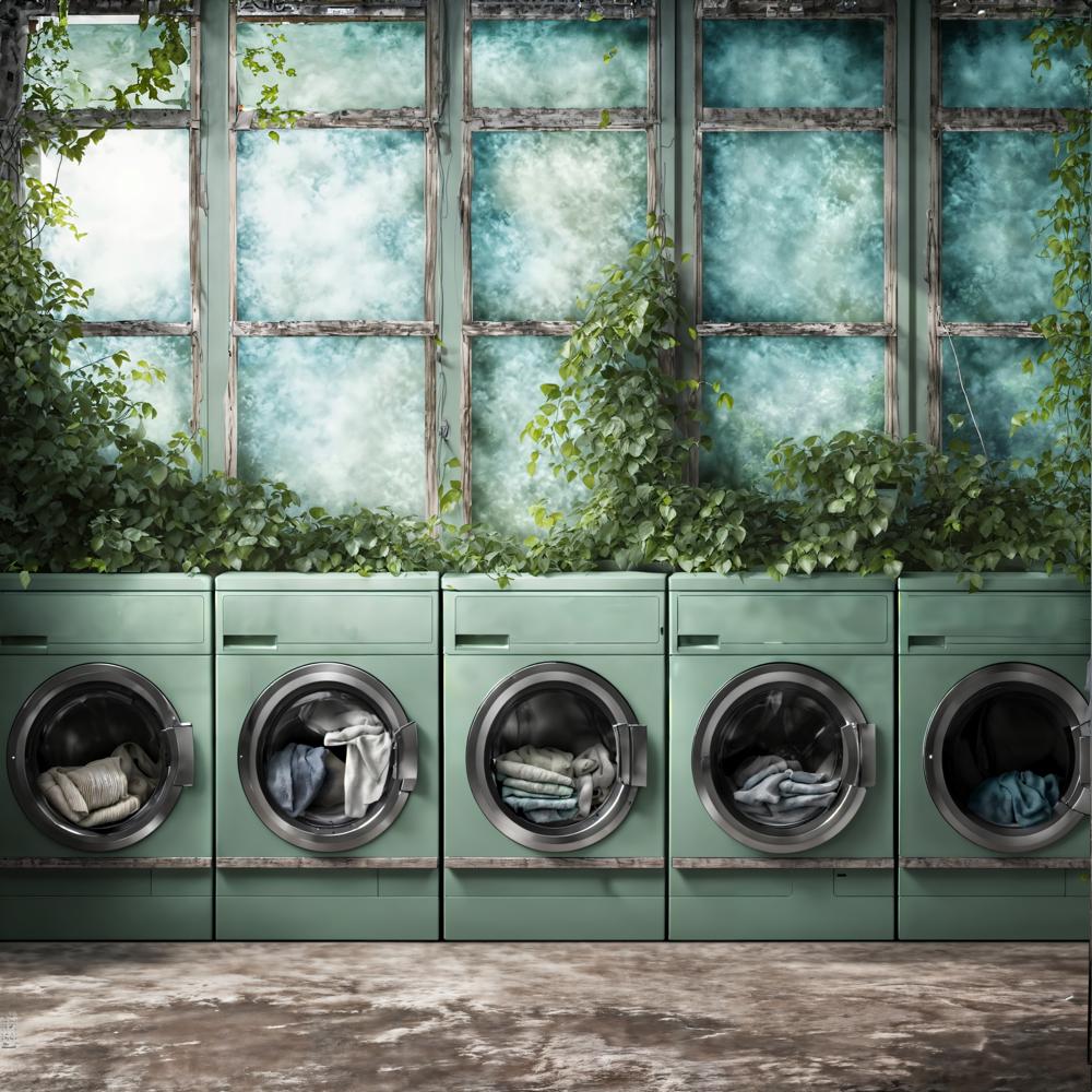 Kate Green Plant Washing Machine Backdrop for Photography