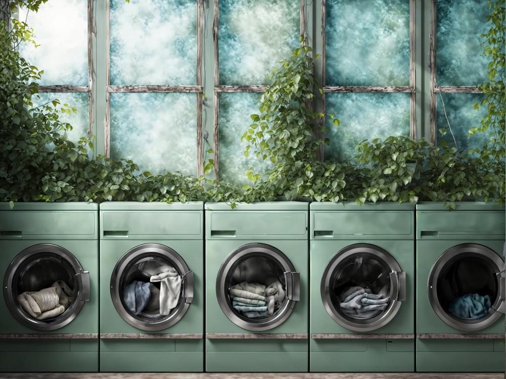 Kate Green Plant Washing Machine Backdrop for Photography